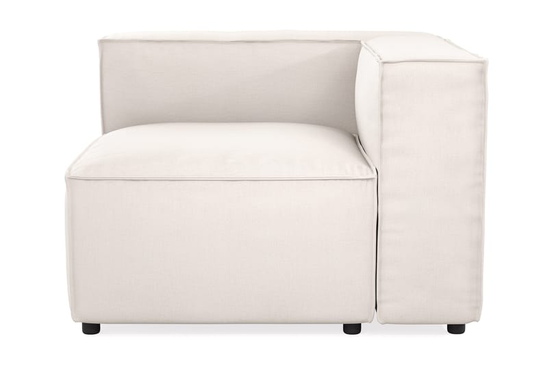 Cubo 1-sits Vänstermodul i Tyg 108 cm bred - Ljusbeige - Products - Möbler - Soffa - Modulsoffa - Övriga moduler till modulsoffa