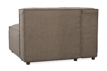 Cubo 1-sits Vänstermodul i Tyg - Grå - Products - Möbler - Soffa - Modulsoffa - Övriga moduler till modulsoffa