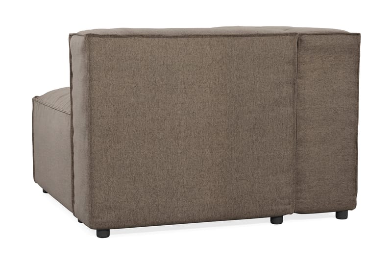 Cubo 1-sits Vänstermodul i Tyg - Grå - Products - Möbler - Soffa - Modulsoffa - Övriga moduler till modulsoffa