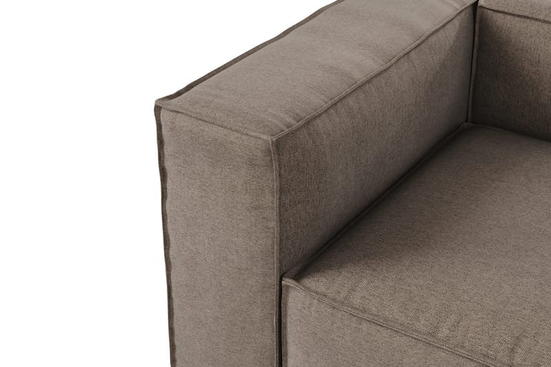Cubo 1-sits Vänstermodul i Tyg - Grå - Products - Möbler - Soffa - Modulsoffa - Övriga moduler till modulsoffa