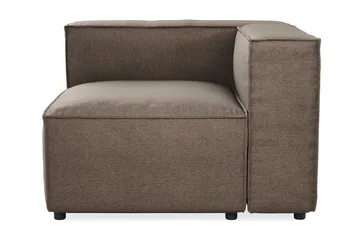 Cubo 1-sits Vänstermodul i Tyg - Grå - Products - Möbler - Soffa - Modulsoffa - Övriga moduler till modulsoffa