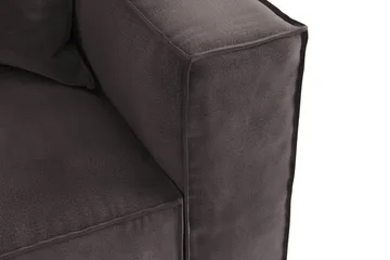 Cubo 2-sits Högermodul i Sammet - Antracit - Products - Möbler - Soffa - Modulsoffa - Övriga moduler till modulsoffa