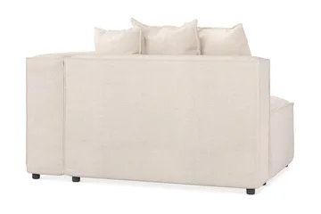 Cubo 2-sits Högermodul i Tyg 120 cm bred - Beige - Products - Möbler - Soffa - Modulsoffa - Övriga moduler till modulsoffa