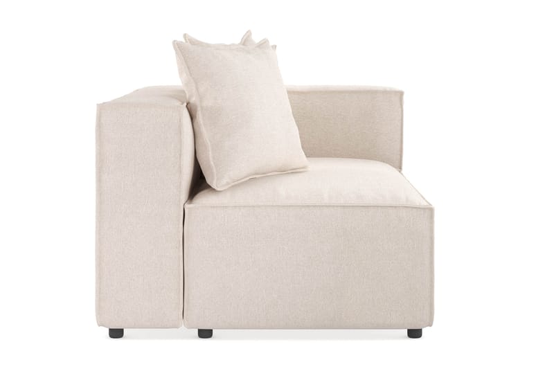 Cubo 2-sits Högermodul i Tyg 120 cm bred - Beige - Products - Möbler - Soffa - Modulsoffa - Övriga moduler till modulsoffa