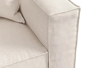 Cubo 2-sits Högermodul i Tyg 120 cm bred - Beige - Products - Möbler - Soffa - Modulsoffa - Övriga moduler till modulsoffa