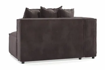 Cubo 2-sits Vänstermodul i Sammet - Antracit - Products - Möbler - Soffa - Modulsoffa - Övriga moduler till modulsoffa
