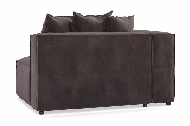 Cubo 2-sits Vänstermodul i Sammet - Antracit - Products - Möbler - Soffa - Modulsoffa - Övriga moduler till modulsoffa
