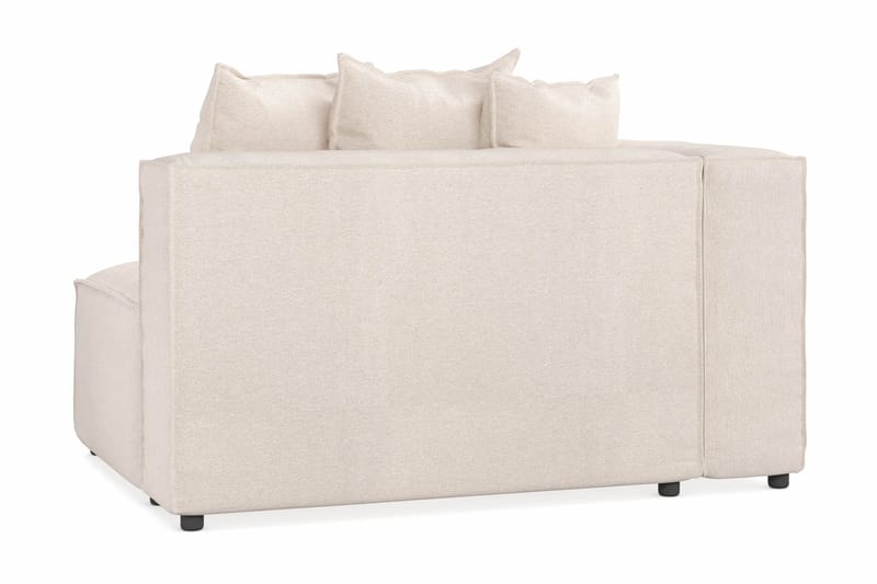 Cubo 2-sits Vänstermodul i Tyg 120 cm bred - Beige - Products - Möbler - Soffa - Modulsoffa - Övriga moduler till modulsoffa
