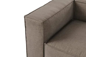Cubo 2-sits Vänstermodul i Tyg 120 cm bred - Grå - Products - Möbler - Soffa - Modulsoffa - Övriga moduler till modulsoffa