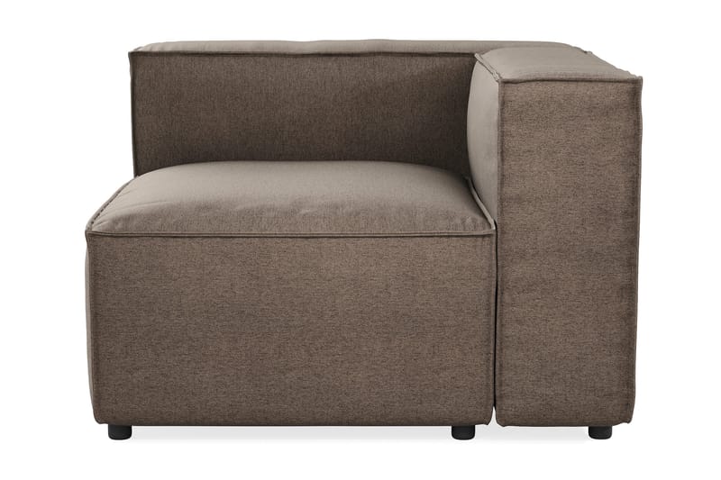 Cubo 2-sits Vänstermodul i Tyg 120 cm bred - Grå - Products - Möbler - Soffa - Modulsoffa - Övriga moduler till modulsoffa