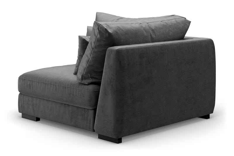 Dubai 1-sits Extra Djup Hörnmodul för Modulsoffa i Sammet - Mörkgrå - Products - Möbler - Soffa - Modulsoffa - Hörnmodul