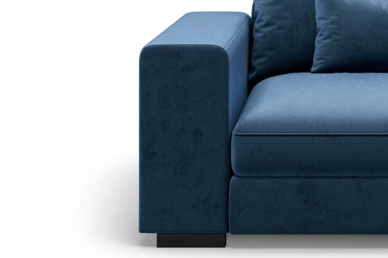 Dubai Armstöd Vänster Sammet - Blå - Products - Möbler - Soffa - Modulsoffa - Övriga moduler till modulsoffa