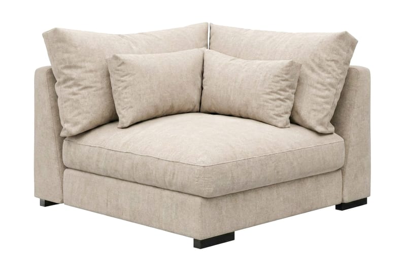 Dubai Hörnmodul i Chenille Extra Djup, Beige