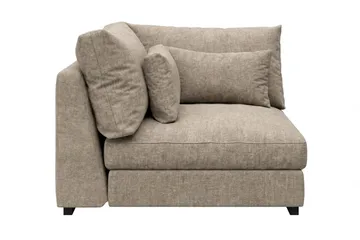 Dubai Hörnmodul i Tyg Extra Djup - Beige/Grå - Products - Möbler - Soffa - Modulsoffa - Hörnmodul