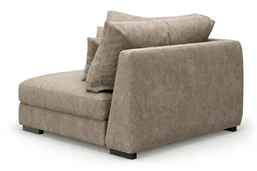 Dubai Hörnmodul i Tyg Extra Djup - Beige/Grå - Products - Möbler - Soffa - Modulsoffa - Hörnmodul