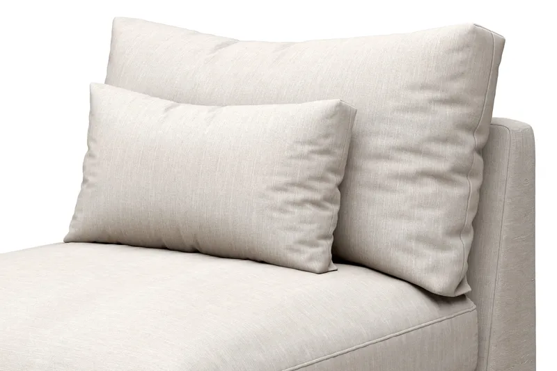 Dubai Mittmodul Extra Djup - Beige - Products - Möbler - Soffa - Modulsoffa - Mittmodul