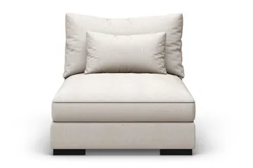 Dubai Mittmodul Extra Djup - Beige - Products - Möbler - Soffa - Modulsoffa - Mittmodul