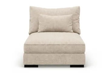 Dubai Mittmodul i Chenille Extra Djup - Beige - Products - Möbler - Soffa - Modulsoffa - Mittmodul