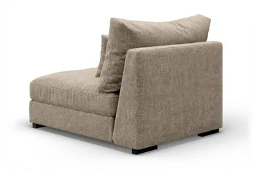 Dubai Mittmodul i Tyg Extra Djup - Beige/Grå - Products - Möbler - Soffa - Modulsoffa - Mittmodul