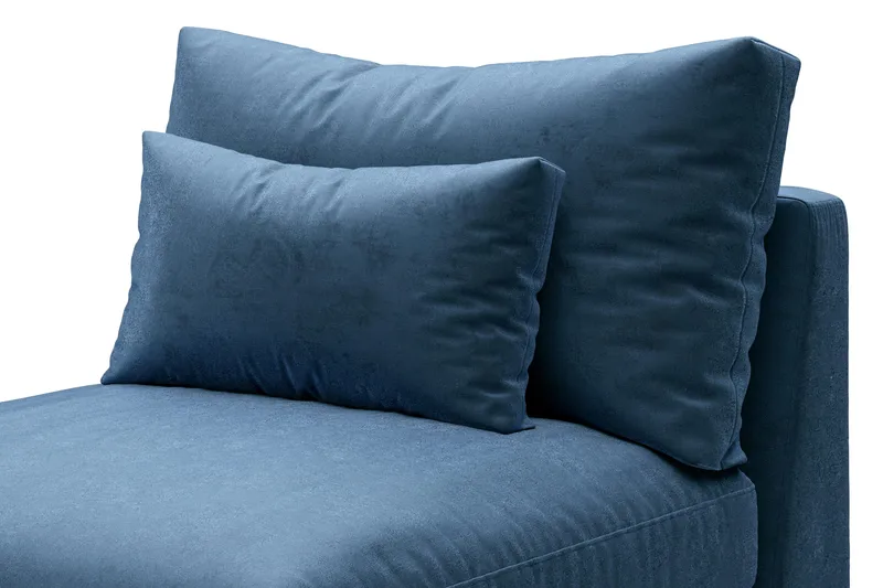 Dubai Mittmodul Sammet - Blå - Products - Möbler - Soffa - Modulsoffa - Mittmodul