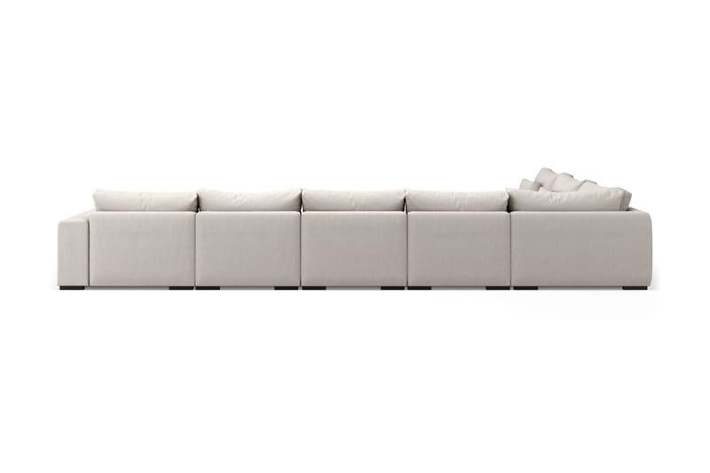 Dubai Stor U-modulsoffa Byggbar med Divan Höger Extra Djup - Ljus / Beige - Products - Möbler - Soffa - Modulsoffa - Komplett modulsoffa