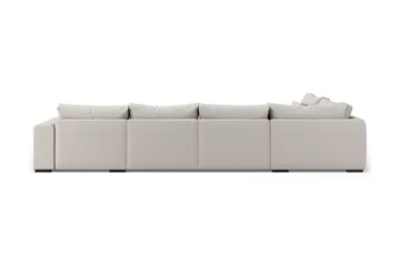 Dubai Stor U-modulsoffa med Divan Höger 432 cm Extra Djup - Beige - Products - Möbler - Soffa - Modulsoffa - Komplett modulsoffa