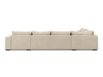 Dubai U-modulsoffa med Divan Höger Extra Djup i Chenille - Beige - Products - Möbler - Soffa - Modulsoffa - Komplett modulsoffa