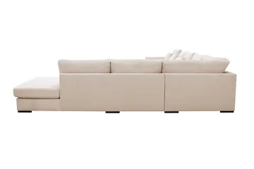 Grande Stor 7-sits U-Soffa med Divan Vänster - Beige Manchester - Products - Möbler - Soffa - Modulsoffa - Komplett modulsoffa