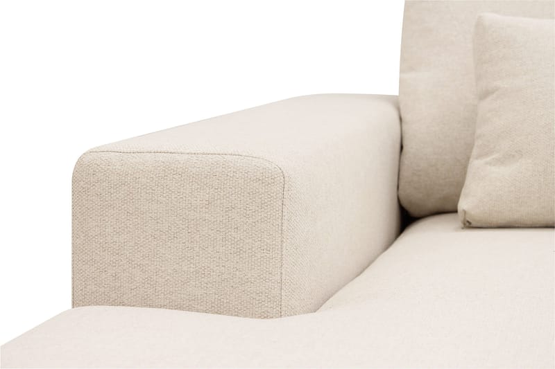 Grande Stor 7-sits U-Soffa med Divan Vänster - Beige Tyg - Products - Möbler - Soffa - Modulsoffa - Komplett modulsoffa