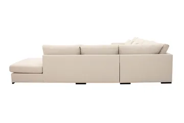 Grande Stor 7-sits U-Soffa med Divan Vänster - Beige Tyg - Products - Möbler - Soffa - Modulsoffa - Komplett modulsoffa