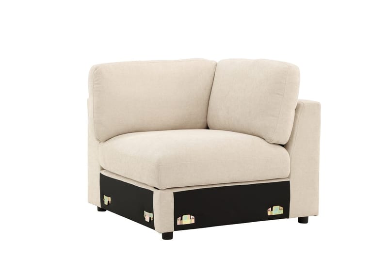 Hörnmodul Salerno i Tyg - Beige - Products - Möbler - Soffa - Modulsoffa - Hörnmodul