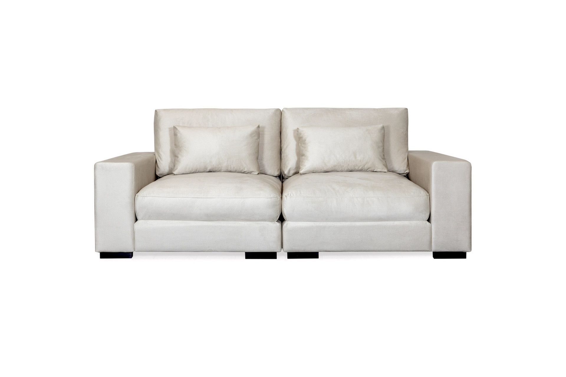Dubai 2-sits soffa sammet Extra Djup