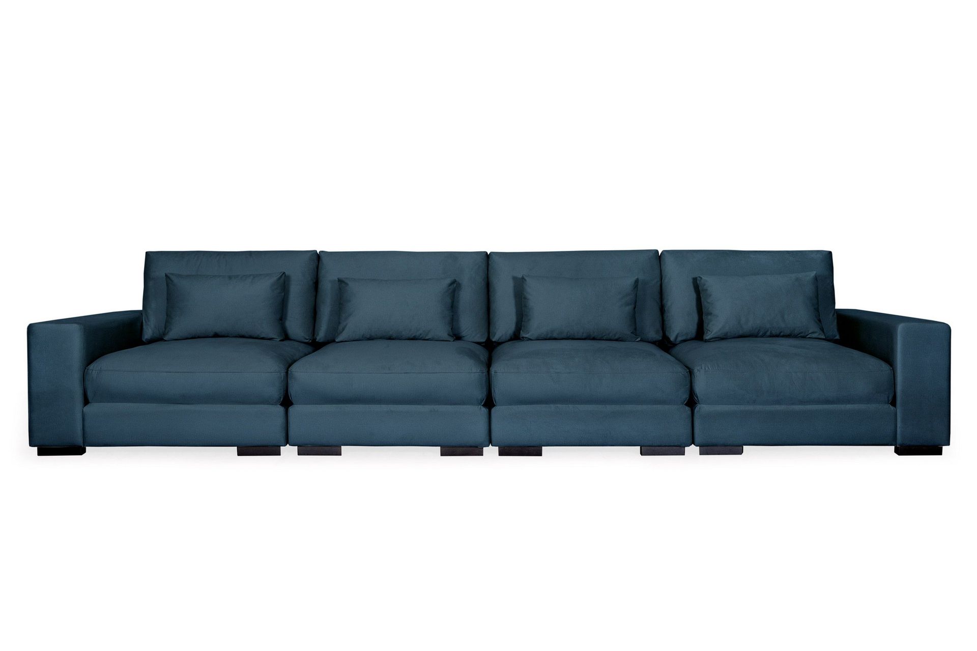 Dubai 4-sits soffa sammet Extra Djup