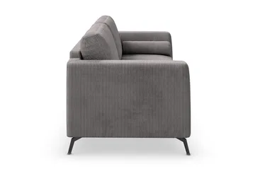 Ocean Lyx 3-sits Manchestersoffa - Mörkgrå - Products - Möbler - Soffa - 3 sits soffa