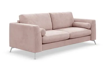 Ocean Lyx 3-sits Manchestersoffa - Rosa - Products - Möbler - Soffa - 3 sits soffa