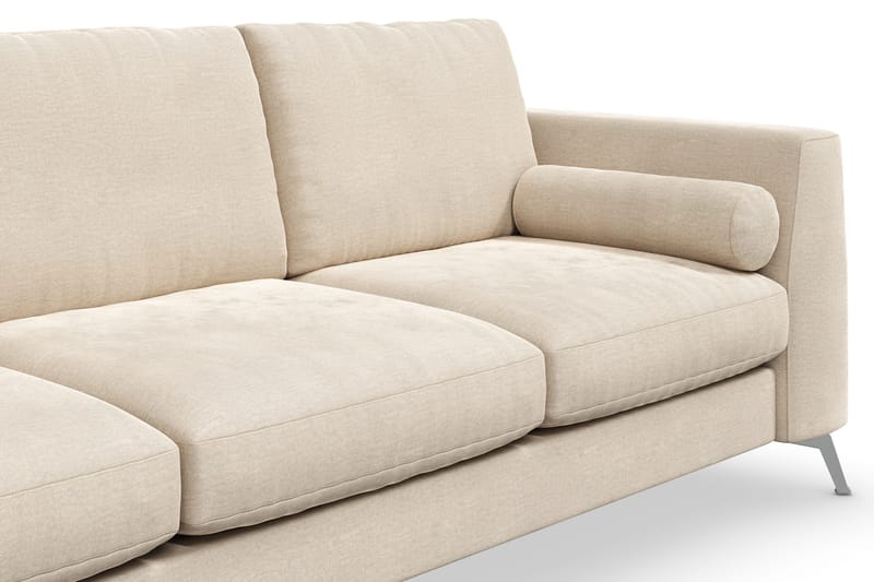 Ocean Lyx 3-sits Sammetssoffa - Beige - Products - Möbler - Soffa - 3 sits soffa