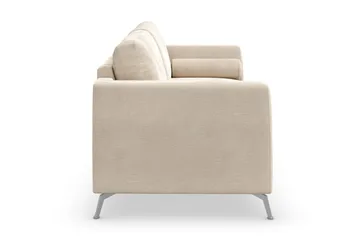 Ocean Lyx 3-sits Sammetssoffa - Beige - Products - Möbler - Soffa - 2 sits soffa