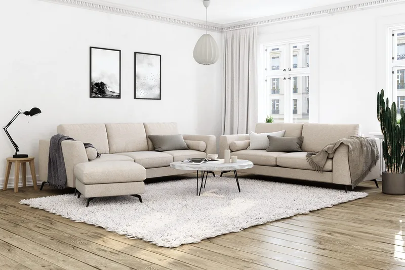 Ocean Lyx 3-sits Soffa - Beige - Products - Möbler - Soffa - 2 sits soffa