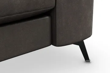 Ocean Lyx 3-sits Soffa i Konstläder - Mörkgrå - Products - Möbler - Soffa - 3 sits soffa