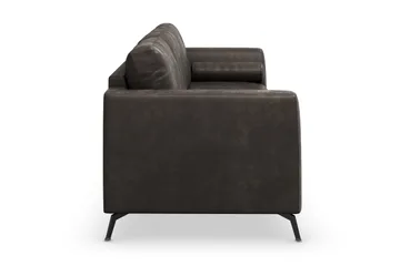 Ocean Lyx 3-sits Soffa i Konstläder - Mörkgrå - Products - Möbler - Soffa - 3 sits soffa