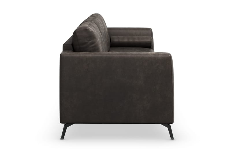 Ocean Lyx 3-sits Soffa i Konstläder - Mörkgrå - Products - Möbler - Soffa - 3 sits soffa