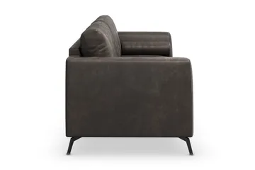 Ocean Lyx 3-sits Soffa i Konstläder - Svart - Products - Möbler - Soffa - 2 sits soffa