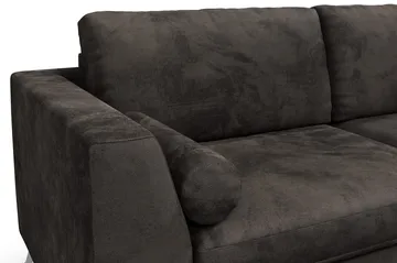 Ocean Lyx 3-sits Soffa - Mörkgrå/Sammet - Products - Möbler - Soffa - 2 sits soffa
