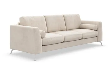 Ocean Lyx 4-sits Manchestersoffa - Beige - Products - Möbler - Soffa - 4 sits soffa