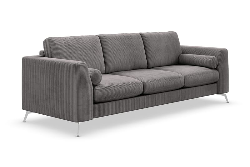 Ocean Lyx 4-sits Manchestersoffa - Mörkgrå - Products - Möbler - Soffa - 4 sits soffa