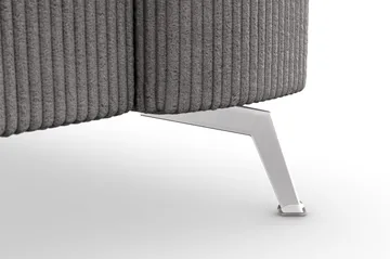 Ocean Lyx 4-sits Manchestersoffa - Mörkgrå - Products - Möbler - Soffa - 4 sits soffa