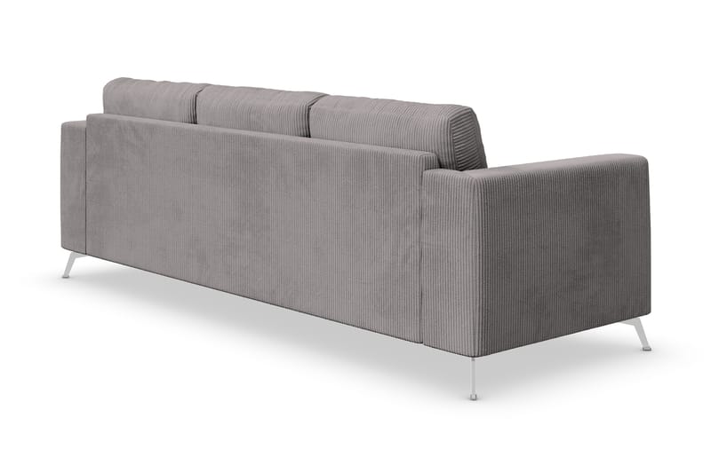 Ocean Lyx 4-sits Manchestersoffa - Mörkgrå - Products - Möbler - Soffa - 4 sits soffa