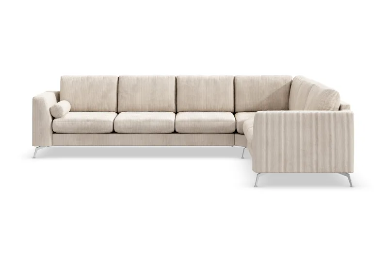 Ocean Lyx 5-sits Vändbar L-formad Hörnsoffa i Manchester - Beige - Products - Möbler - Soffa - Hörnsoffa
