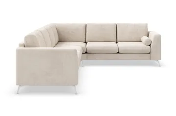 Ocean Lyx 5-sits Vändbar L-formad Hörnsoffa i Manchester - Beige - Products - Möbler - Soffa - Hörnsoffa