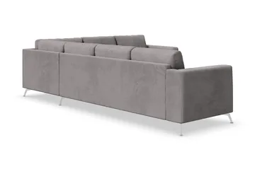 Ocean Lyx 5-sits Vändbar L-formad Hörnsoffa i Manchester - Mörkgrå - Products - Möbler - Soffa - Hörnsoffa